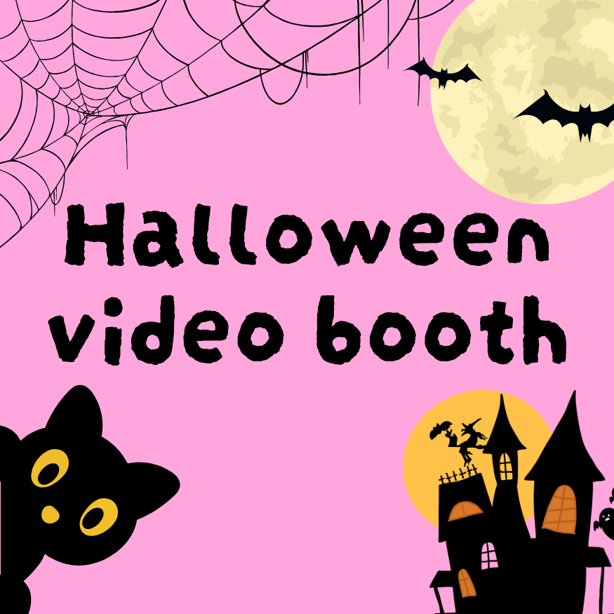 **休日プログラム**　　ハロウィンビデオブース　　　　