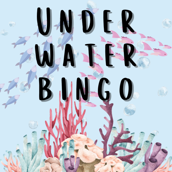 **休日プログラム**<br>海のビンゴ　