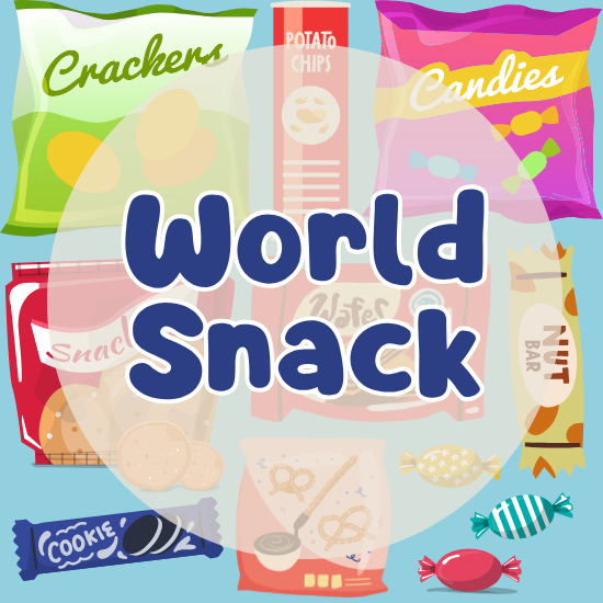 **休日プログラム**<br>世界のお菓子