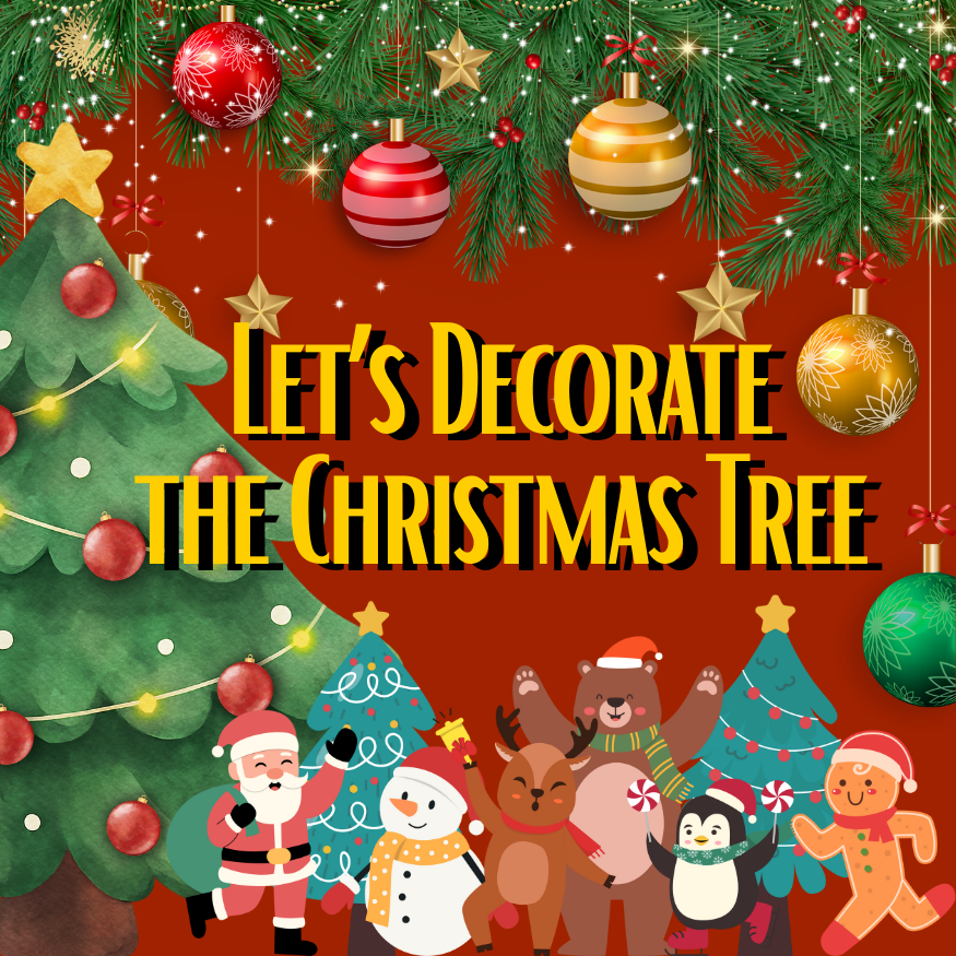 **休日プログラム**ツリーを飾ろう　　　