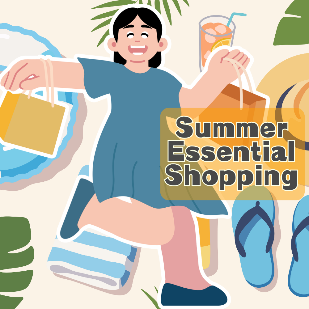 **休日プログラム**<br>夏の買い物チャレンジ