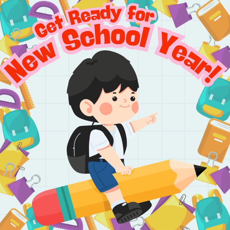 **休日プログラム**<br>新学期のお買物